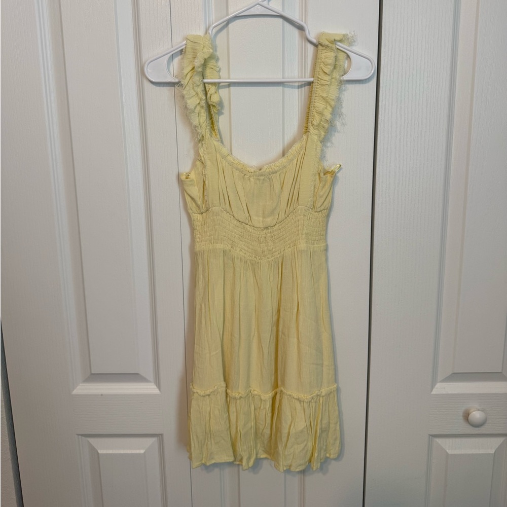 Yellow Ruffled Sundress